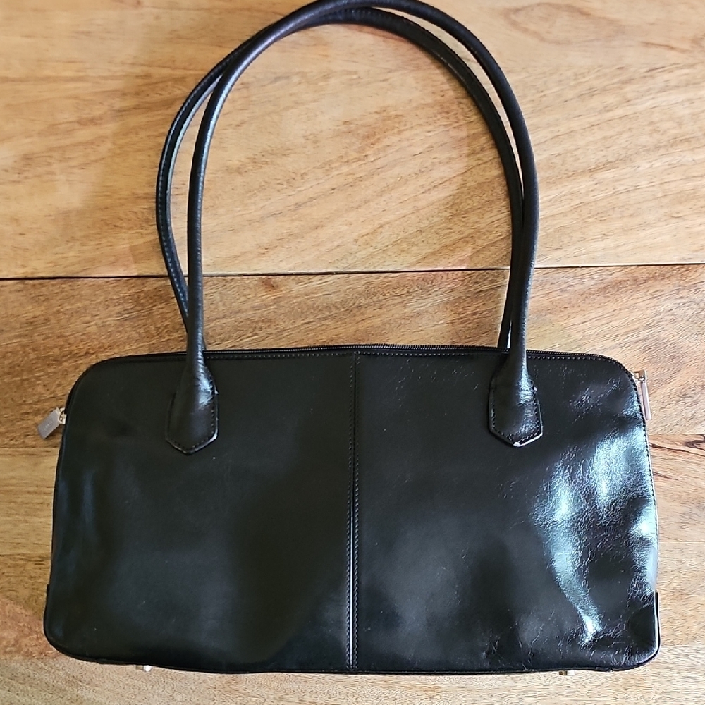 HOBO Black Leather Shoulder Handbag